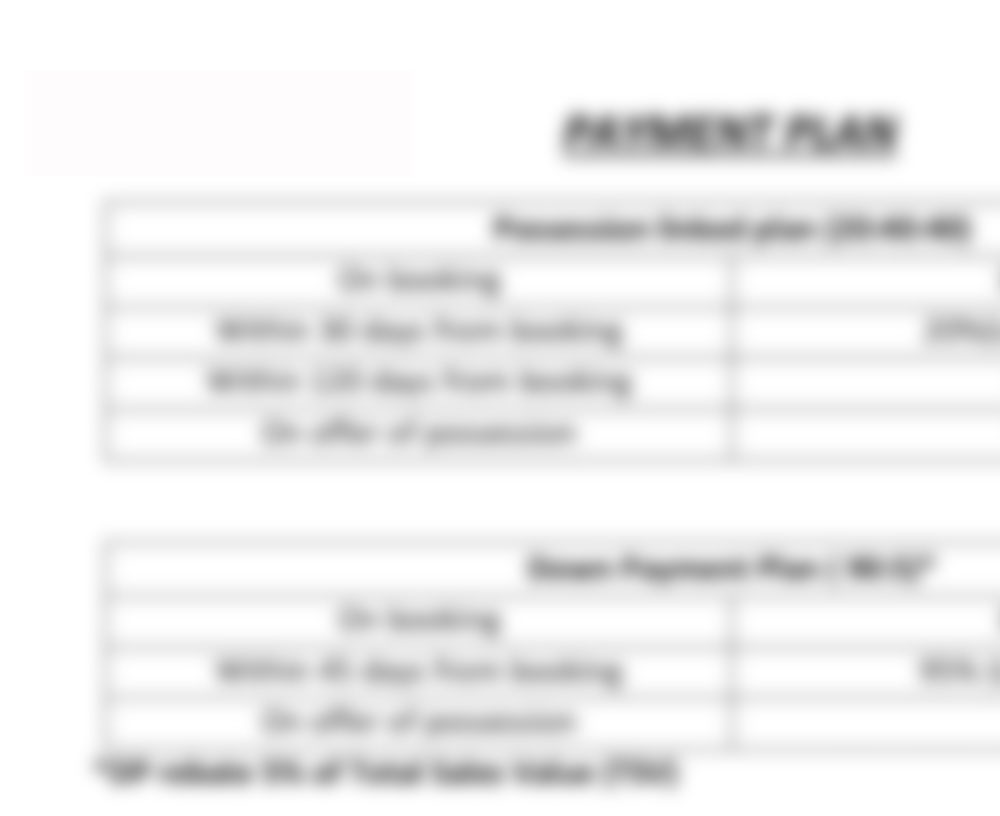 Arvind Greenfield Payment Plan